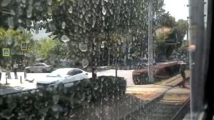 (Краснодар) Поездка на Трамвае по Маршруту N-8. борт 352.🤗 В честь праздника 50 подписчиков.