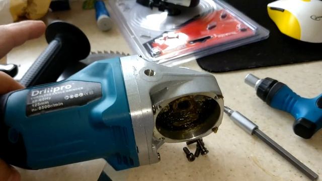 Бесщеточная УШМ ( Болгарка ) Drillpro 125 мм разбор смотреть онлайн