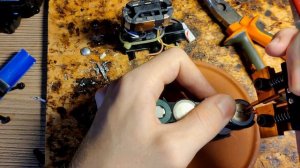 Замена элементов 18650 в аккумуляторной батарее Hitachi 14.4V