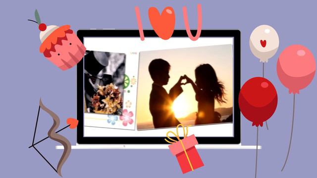 открытка на День влюбленных смотреть онлайн