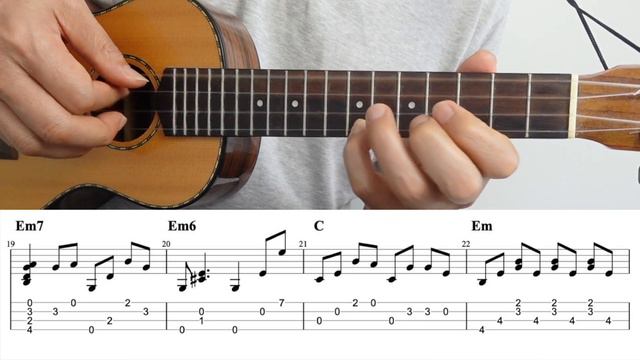 Eleanor Rigby (The Beatles) [Ukulele Fingerstyle] Play-Along with TABs *PDF available смотреть онлайн