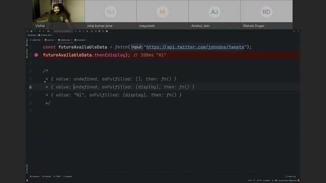 Writing Polyfill for Javascript Promise (Hinglish) | Conceptual & Core JS | Code along with Vishal смотреть онлайн