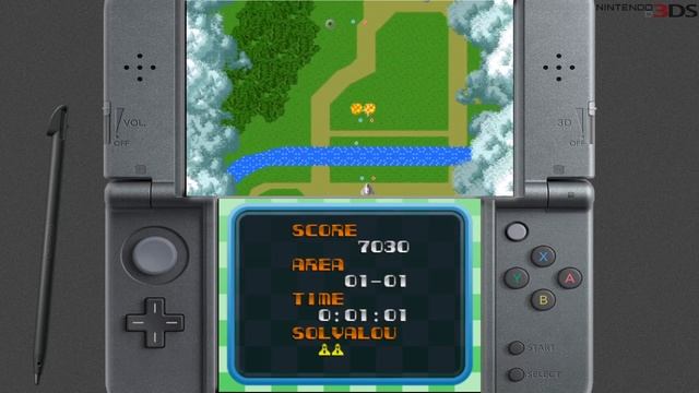3D Classics Xevious (Nintendo 3DS - Namco - 2011) смотреть онлайн