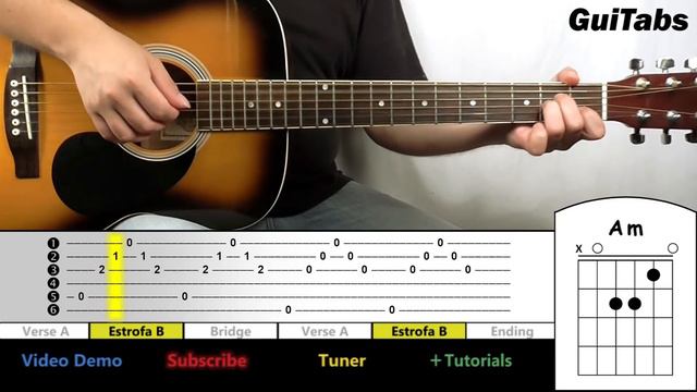 How to play UNCHAINED MELODY 👻 - The Righteous Brothers / GUITAR Lesson 🎸 / GuiTabs N°115 смотреть онлайн