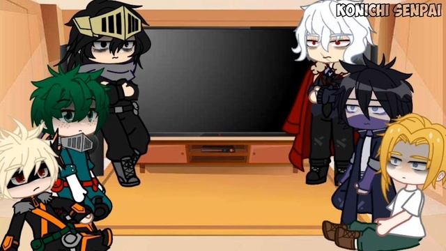 MHA React To Manga Deku // Gacha Club смотреть онлайн