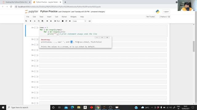 Python Practice : How to Print various patterns in Python смотреть онлайн