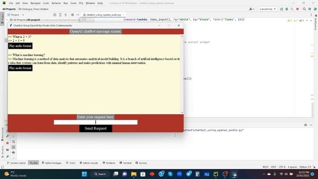 Simple ChatBot Using Openai Python Library смотреть онлайн