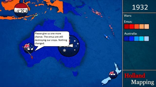 The Great Emu War - History in Countryballs смотреть онлайн