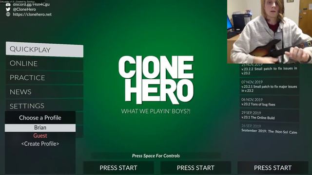 Clone Hero | Proof of PS3 World Tour Guitar controller pairing with PS3 Les Paul dongle смотреть онлайн