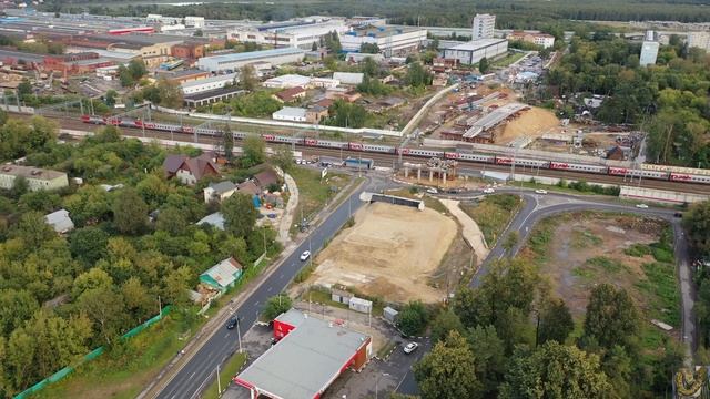 Путепровод через ж/д в г. Мытищи (ул. Мира - ул. Фрунзе) смотреть онлайн
