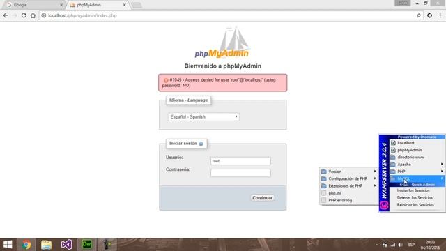 WampServer Error 1045 Acceso denegado Solucion (Solo vean el video) смотреть онлайн