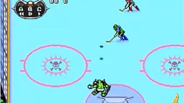 Mutant League Hockey Gameplay Sega Genesis смотреть онлайн