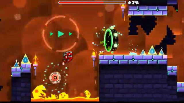 ПРОЙДЕНО! Hard 5* Первый попавшийся уровень Geometry Dash смотреть онлайн