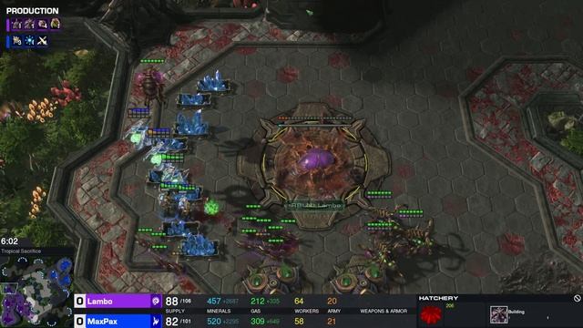 High IQ Oracle Play? Grandmaster StarCraft 2 PvZ Cast: MaxPax (P) vs Lambo (Z) смотреть онлайн