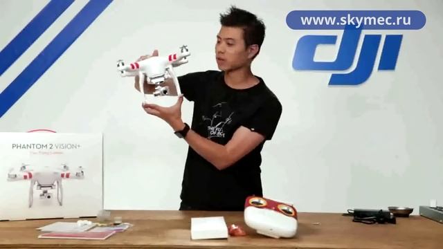 DJI Phantom 2 Vision + подготовка к полету (русская версия) смотреть онлайн