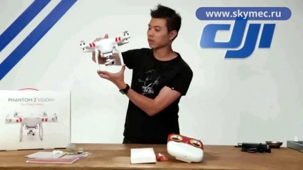 DJI Phantom 2 Vision + подготовка к полету (русская версия)