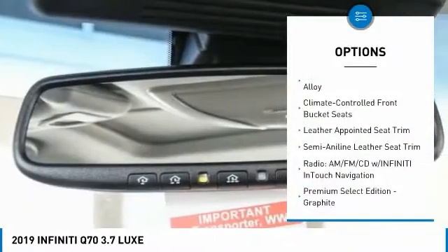 2019 INFINITI Q70 Dallas TX, Ft. Worth TX, Grapevine TX 36494 смотреть онлайн