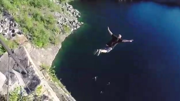 "Прыжок веры" со скалы смотреть онлайн