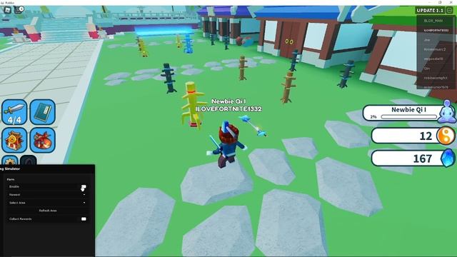 Weapon Fighting Simulator script/hack op gui roblox смотреть онлайн