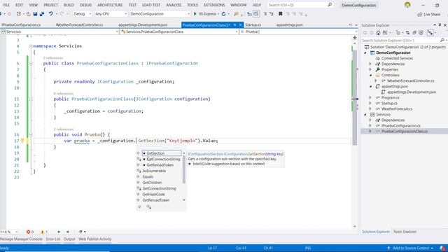 Acceder al App Settings en .Net Core 3.0 смотреть онлайн