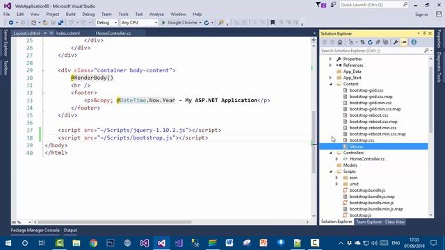 ASP.NET MVC 5 Tutorial In Urdu - How To Use Bootstrap 4 in ASP.NET MVC 5 Application смотреть онлайн