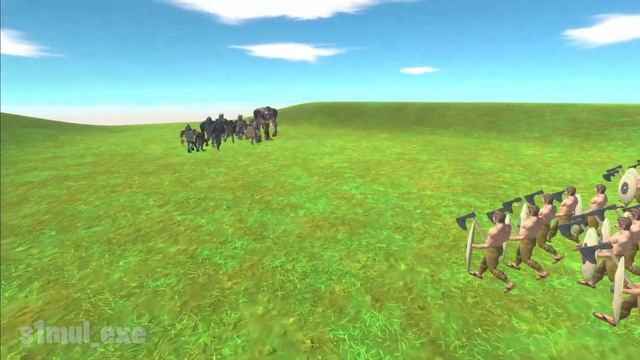 DEFENDS THE WALL ARBS | ARCHERS And SQUIRES Vs EVERY FACTIONS - Animal Revolt Battle Simulator