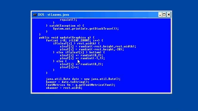 69.Java Intro -Chapter09.Introduction to Applets-Lesson9.The Autumn Leaves Applet. смотреть онлайн