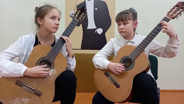 Дуэт Васковская Ульяна,Кунец Анастасия " Большая гитара" г.Гомель 2021 смотреть онлайн