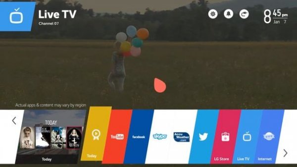 LG Smart TV, LG webOS