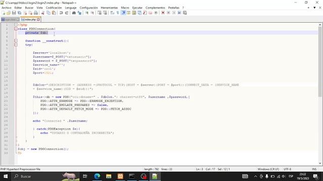 Login con PHP y HTML mediante usuario SYSTEM de ORACLE SQL | SQLPLUS oracle 12c смотреть онлайн