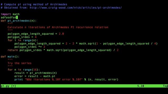 Python VI Editor Demo смотреть онлайн