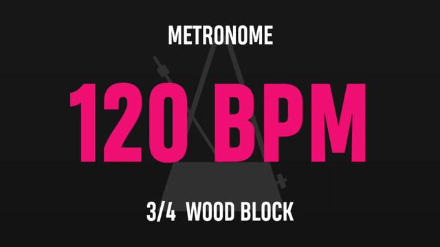 120 BPM 3/4 - Best Metronome (Sound : Wood block) смотреть онлайн
