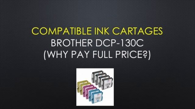 Brother Inkjet DCP-130C - Save up to 75% on Cartidges and supplies смотреть онлайн