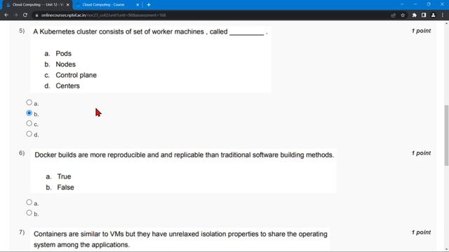 NPTEL Cloud Computing WEEK 10 Quiz Assignment Solutions and Answer | IIT Kharagpur #swayam #nptel смотреть онлайн