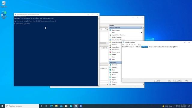 Enable Nested Virtualization in Hyper V смотреть онлайн