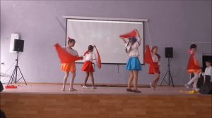 Инсценирование песни Закаты алые 4А класс СОШ №7 г  Стрежевой
