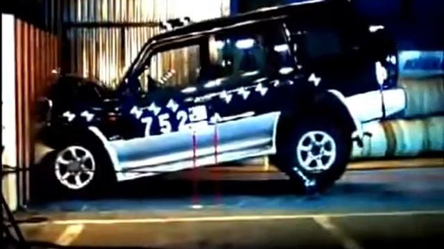 Краш тест mitsubishi pajero 2 смотреть онлайн