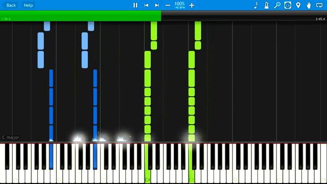 LEGO NINJAGO - 21st Century Ninja by The Fold | Synthesia Piano Tutorial смотреть онлайн