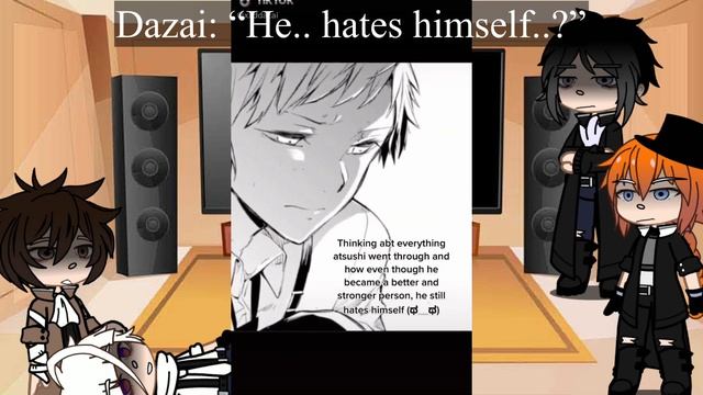 BSD react to atsushi angst || Gacha Club смотреть онлайн
