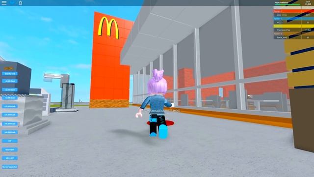 Roblox McDonalds Tycoon - Building A Fast Food Restaurant - Online Game Lets Play смотреть онлайн