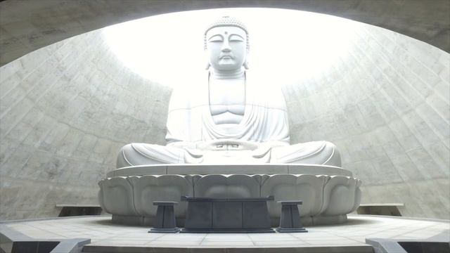 Tadao Ando Envelops Giant Buddha Statue in Lavender-Planted Hill Temple смотреть онлайн