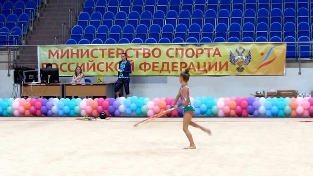 Александра Фомичёва 2008 г.р. Спортсмен года 2016-2017 гг. Обруч смотреть онлайн
