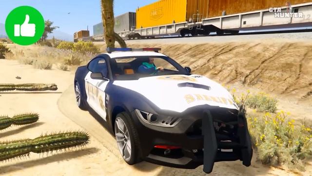 Nissan GTR vs Police Peugeot GT vs Lexus LC 500 - GTA 5 Mods Which is super car best? смотреть онлайн
