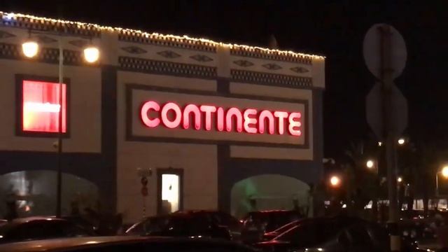 Portugal. Дорога в гипермаркет Continente Albufeira. смотреть онлайн