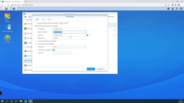 NAS How to #5 Netzwerkeinstellungen bei Synology Feste IP +DNS ( NAS aber einfach) смотреть онлайн