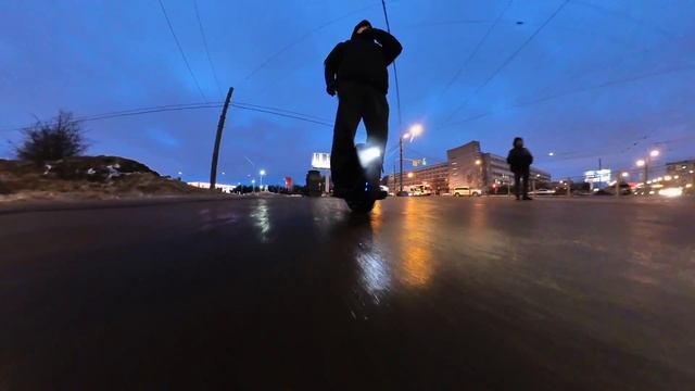 Через пару километров после падения попался кусочек чистого асфальта! И наступило Счастье! смотреть онлайн