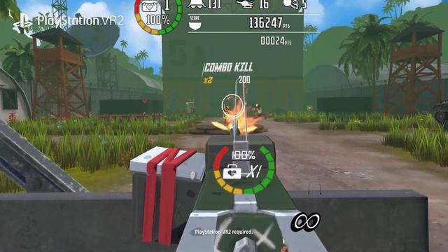 Operation Wolf Returns: First Mission VR - Gameplay Video | PS VR2 смотреть онлайн