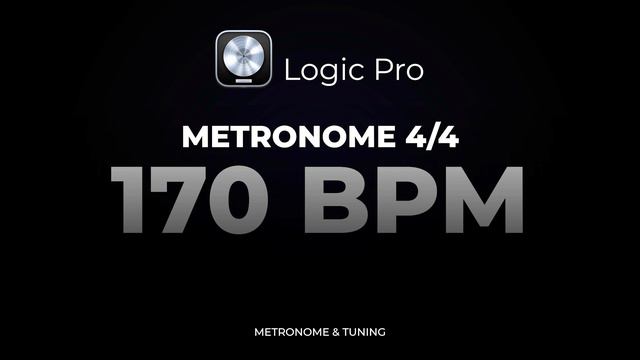 Metronome (Logic Sound) - 170 BPM 4/4 (Beats per minute) смотреть онлайн