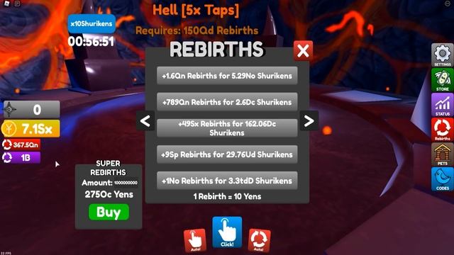 СЮРИКЕН АДМИНОВ ЗА СЕКРЕТНЫЙ КОД! САМЫЙ ЛЕГКИЙ СПОСОБ СТАТЬ ТОП НИНДЗЯ! ROBLOX Shuriken Tapping смотреть онлайн