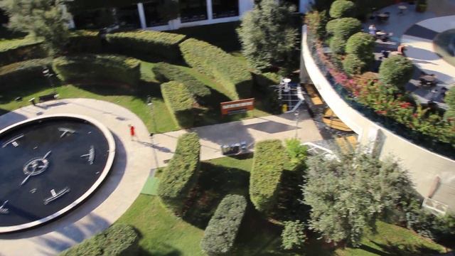 Турция. Анталья. Adalya Elite Lara 5*. Вид с нашего балкона на 4 этаже. смотреть онлайн